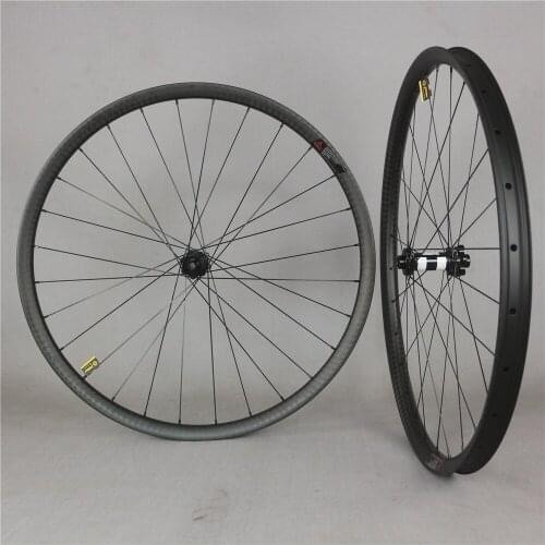 29er 35×25mm XC rims carbon wheels 12K matt straight-pull boost 6-bolt，pillar 1420 spoke bicycle wheels