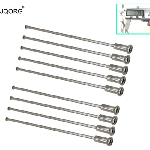 8 Gauge Diameter 4.0 mm Straight Head Motorcycle Spokes Material 304 Stainless Steel Lighting Sliver Color Motocross Spokes