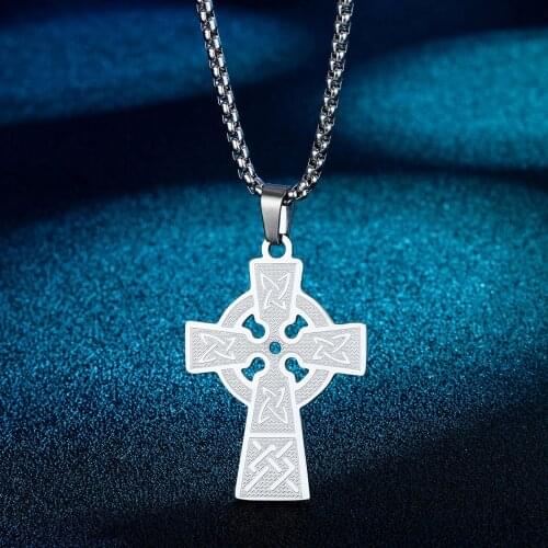 Chandle Celtic Cross Charm Necklace