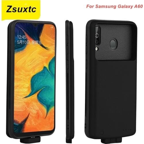 For Samsung Galaxy A60 Battery Case A60 5000 Mah Charger Case Smart Phone Cover Power Bank For Samsung Galaxy A60 Battery Case