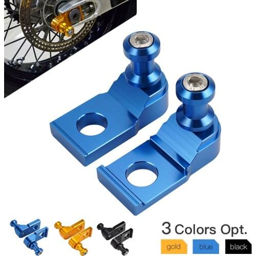 CNC Axle Block Slider for Suzuki DRZ400SM 2005-2021 2018 2019 2020 Motorcycle Spindle Slider Parking Ball Falling Protector