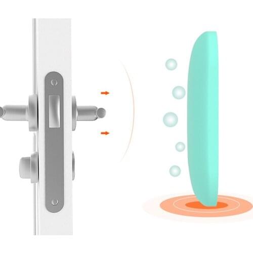 Baby Safety anti-collisiondoor Handle anti-collision Pad Door Wall Refrigerator Door Silicone Protection anti-collision Cushion
