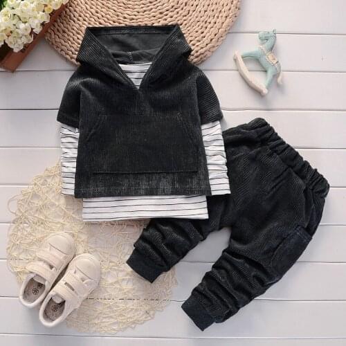 Kids Sport Suits Toddler Boys Clothes Children Clothing 2020 Autumn Winter Boy Clothes Sets Kids Clothes Tracksuit Shirt + Pant