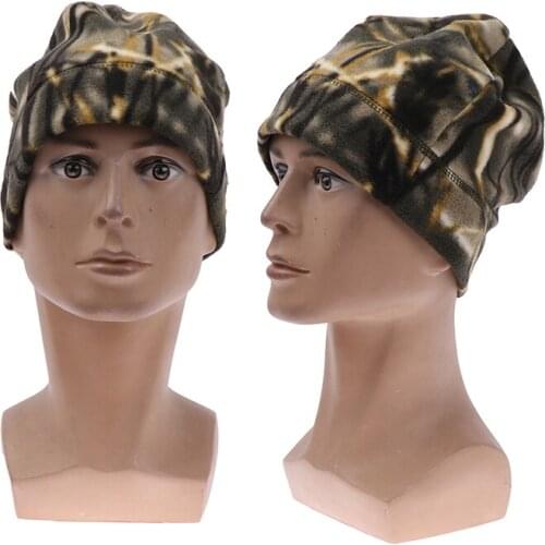 Outdoor Fleece Sports Hat Men Women Camping Hiking Caps Fishing Cycling Hunting Military Tactical Cap Warm Windproof Winter Cap