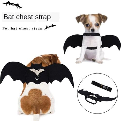 Halloween Funny Pet Bat Wing Clothes Puppy Small Dog Cat Bat Transformation Costume