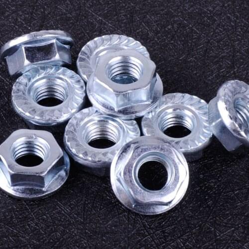 LETAOSK 10pcs 10mm Metal Bar Nuts Replacement Fit for STIHL MS070 080 138 Chainsaw 92202601300