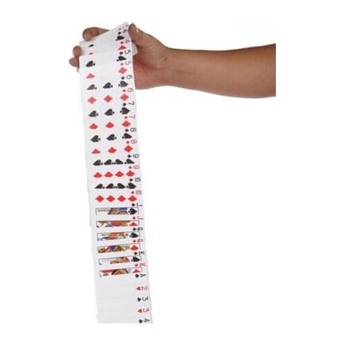 Magic Electric Deck of Cards Red/ blue Prank Trick Prop Gag Poker Acrobatics The Waterfall Card Magic Props YH158