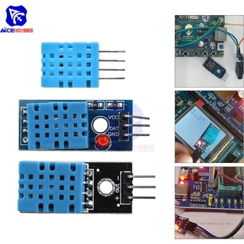 DHT11 DHT-11 Humidity Temperature Sensor Module with 3 Pin Dupont Cable for Arduino Temperature Humidity Sensor DHT11