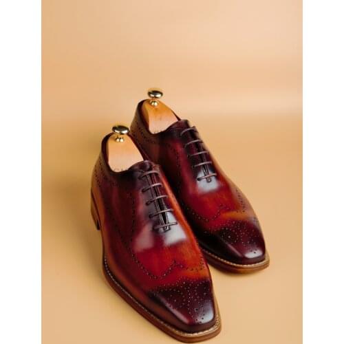 Tobacco Spirro Men Dress Shoes