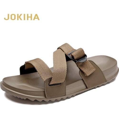 Men Sandals Summer Mens Weaving Sandals Black Khaki Unisex Big Size Flats Sandals Outdoor Slippers For Men Women