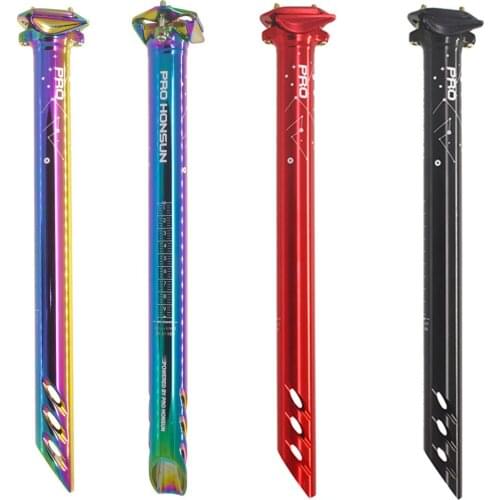 New honsun for ultra-light cnc aluminium mountain bike seat tube 27.2mm/30.8mm/31.6mm* 380mm coloured