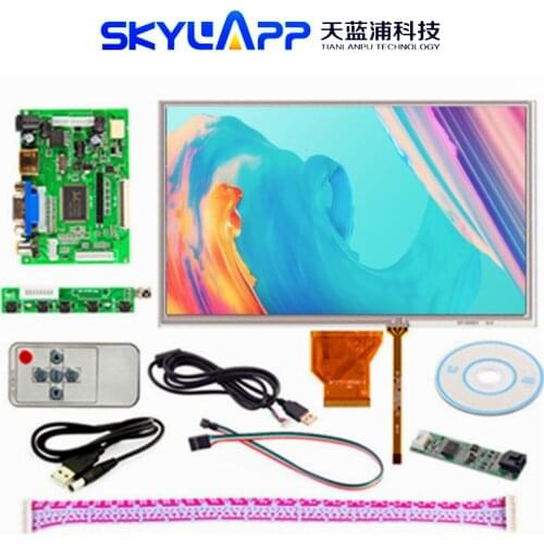 Skylarpu 9''inch Complete LCD display Screen for AT090TN10 HDMI/VGA Digital LCD Driver Board Touch Screen for Raspberry Pi LCD