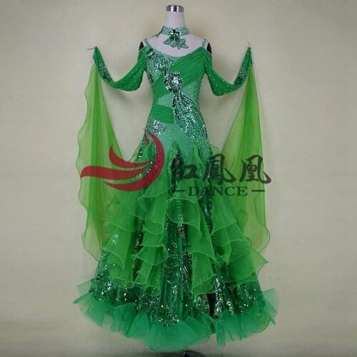 Ballroom Dance Competition Dresses Women/Ballroom Dresses/Ballroom Waltz Dresses/Ballroom Dancing/Waltz Dress