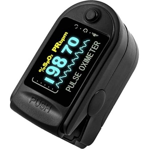 Newest OLED 2 Color Screen Oximeter Heart Rate Pulse Monitor Oximeter AD805 Portable Finger Pulse Oximeter Sports Finger Clip