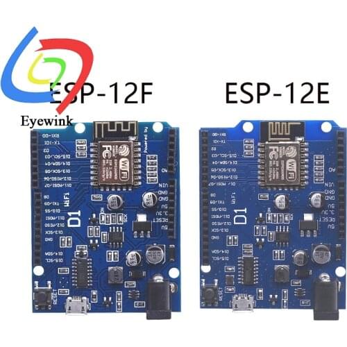 WeMos D1 WiFi UNO R3 Development Board Based ESP8266 ESP-12E ESP-12F Wireless WIFI Module for Arduino IDE