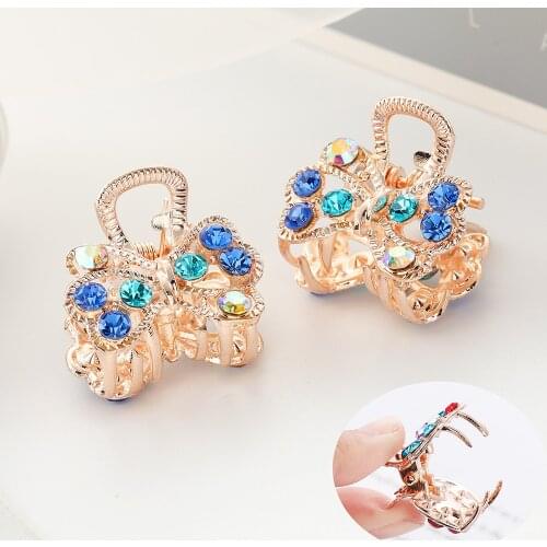 WYBU Hair accessoires Shiny Rhinestone Crab Hair Claws Gift For Women Hairpins Hair Ornaments Hair Clip Girl Cheveux Headwear