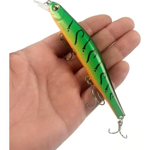 1PCS Fishing Lure Minnow Wobblers Super Long Throwing Floating Hard Bait 125mm/17.7g Flatfish Pesca Perch Saltwater Fish Tackle