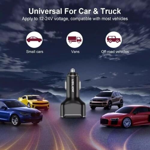 30W PD USB-C Car Quick Charger QC4.0 QC3.0 Type-C Fast Charging For iPhone 12 Xiaomi Huawei Samsung