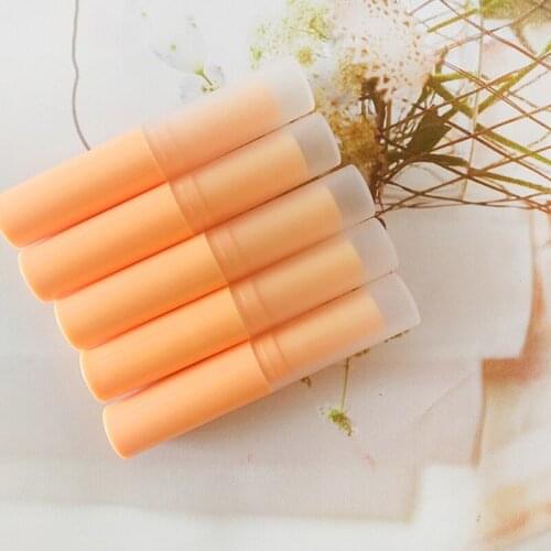 5PCS/lot 3g Lipstick Tube Lip Balm Container With Caps Mini Empty Lip Balm Stick Tube Lipstick Tube 7 Color Send In Random