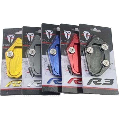 KODASKIN Motorcycle CNC Aluminum Side Stand Enlarge FOR YAMAHA YZF R3