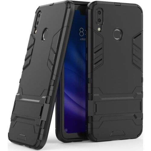 Phone Case For Huawei Y9 2019 Iron Man Invisible Bracket Phone Case For Enjoys 9plus Armor All-inclusive Shatter-resistant Cover