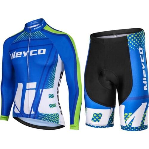 Pro Bicycle Team Sport Outfit For Man Long Sleeve High Waist Shorts Ciclismo Mens Tracksuit Cycling Jersey Summer Clothing Sets