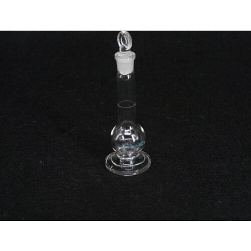10ml Lab Volumetric Flask Measuring Borosilicate Glass With Stopper and Base