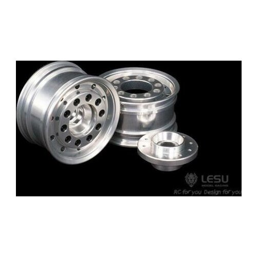 LESU Front Wheel Metal Hub for 1/14 RC Tractor Truck Model Tamiya HN TH02494-SMT5