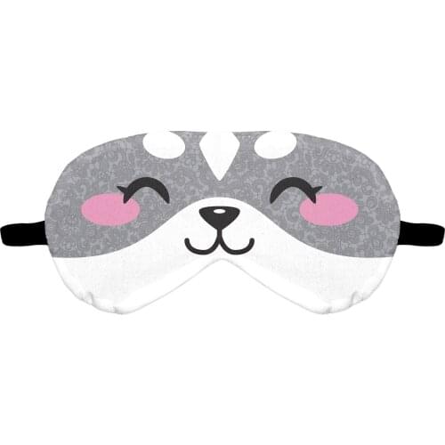 Eye Mask 3D Digital Printing Animal Cartoon Sleeping Mask Eyeshade Breathable Blindfold Headband Eyepatch Night Mask For Rest