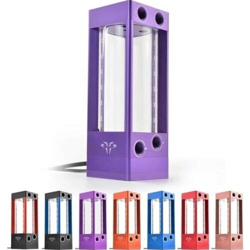 OCOCOO Water Cooling Pump with Reservoir Colorful Liquid Cooled Pump DC12V RGB Light