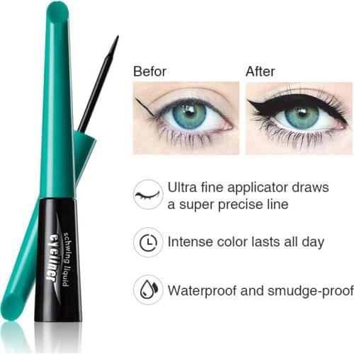 MENOW Brand Eye Makeup Eyeliner Black Long-lasting Waterproof Sweatproof Not Blooming Eye Liner Pen Eye Beauty Cosmetics E417