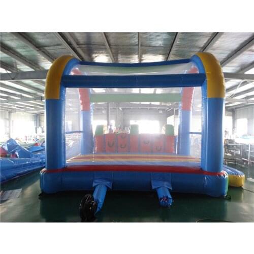 Factory sale Inflatable trampoline bouncy house with slide birthday gift for kids