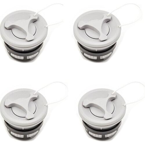 NEW-4Pcs 6 Tooth Kayak Dinghy Inflatable Boat Screw Recessed Seal Air Valve with Cap Kayak Accessories