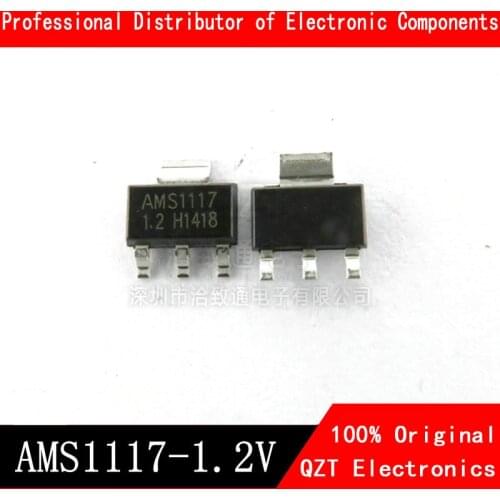 10pcs/lot AMS1117-1.2 AMS1117-1.2V , AMS1117 1117 1.2V 1A SOT223 Voltage Regulator Best quality