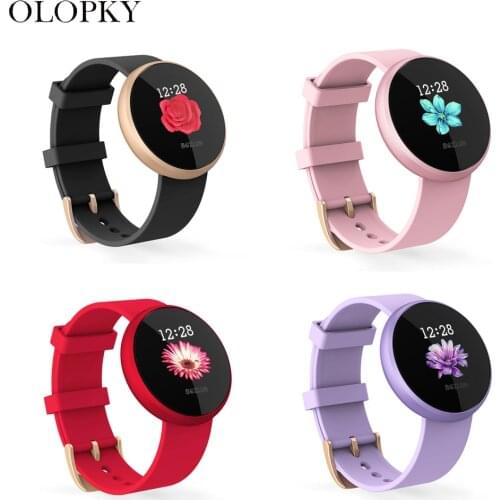 Smart Watch Smart Bluetooth Ladies Watches Fashion Women Calories Heart Rate Fitness Watch Beauty Digital Wristwatch B36 Pink