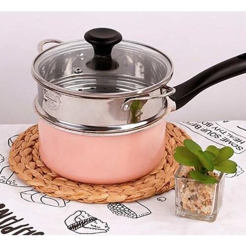 Thickening Food Steam Rack Stainless Steel Steamer with Double Ear for Soup Pot Milk Pot Kitchen Tools
