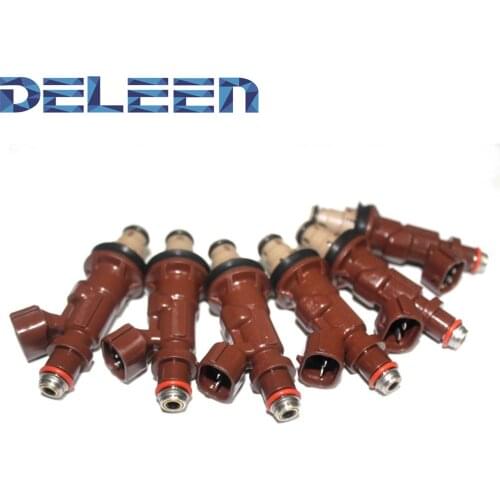 Deleen 6Pcs Oem 23250-62040 Fuel Injectors For Toyota Tacoma Tundra 4Runner 3.4L 6V Car Accessories