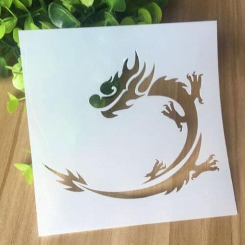 Stencil Openwork Chinese Dragon Layering Stencils For Wall Painting Scrapbooking Stamping Album Decorative Embossing Template