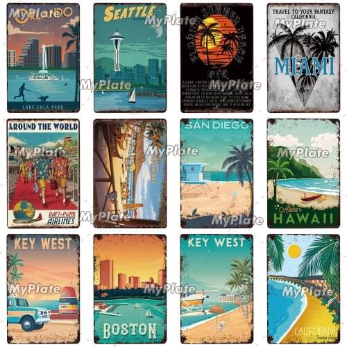 United States Vintage Metal Sign Tin Sign Vintage Decoration Plaque Home Wall Decor Pub Bar Sign Home Decor Poster Drop Shippin