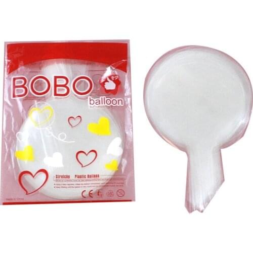 10/18/20/24/36 inch Bobo PVC Balloon High Brightness Anti-oxidation Pure Transparent Ball Durable Wedding Birthday Kids Gifts