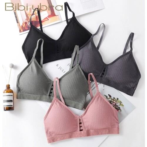 Women Bralette Hollow Out Bra Soft Seamless Underwear Wireless Lingerie Fitness Bras For Women Cotton Crop Tops Girl Brassiere