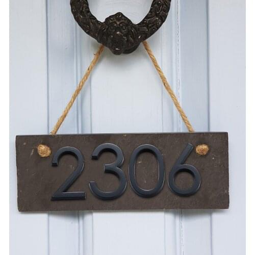 10PC/Set Floating House Number Letters Big Modern Door Alphabet Number Stickers Home Hotel Digital House Number Sign Plate 2021