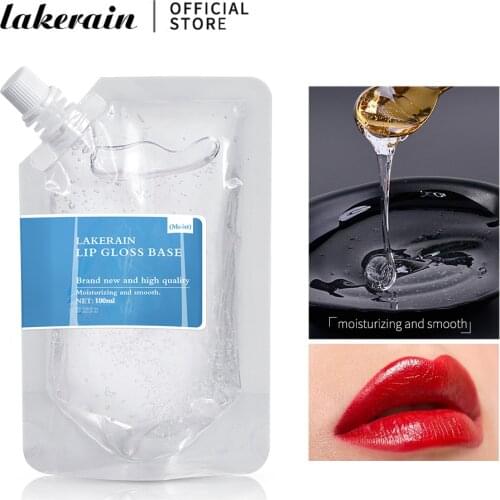 100ml Transparent Lip Gloss Base Oil DIY Clear Lip Gloss Base Gel Raw Material For Lip Gloss Business DIY Lipgloss Lipstick Tool