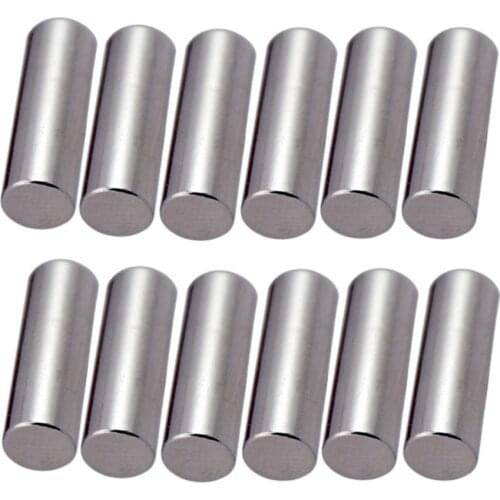 12x Metal Electric Guitar Pickup Magnetic Slug Pole for Electric Bass Parts