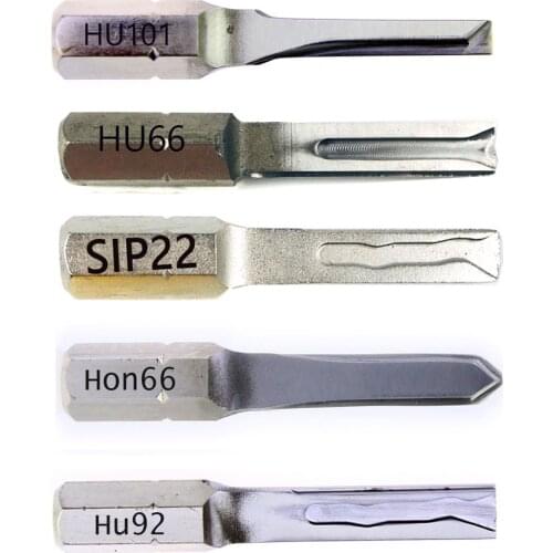 5PCS Strong Key for Car,HU66 HU101 SIP22 HU92 HON66 Power Key Locksmith Tools for Car,Car Repair Tools Pick Tool Key