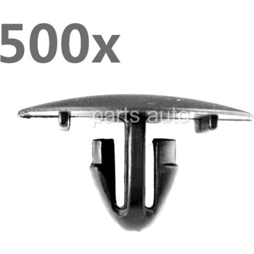 500x Black Nylon Fastener Retainer Clip Hood Insulation for Ls: 90467-09050 for Camry, for Solara 1998-On