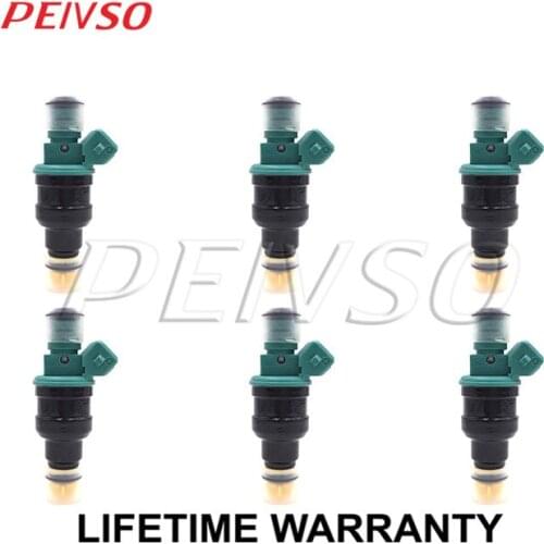 6x 0280150415 13641730060 fuel injector for BMW 325i 92~95 525i 91~95 325is 92~94 2.5L l6 M3 3.0 l6 1995