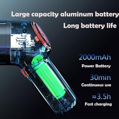 Car Vacuum Cleaner Wireless Charging High Power Vacuuming Inside The Car Handheld Small Household Vacuum Cleaner