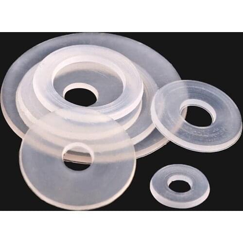 White Plastic Nylon Washer Plated Flat Spacer Seals Washer Gasket Ring M3 M3.5 M4 M5 M5.8 M6 M8 M10 M12 M14 M16-M22