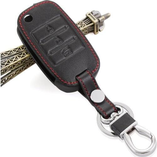 Genuine Leather Car Key Cover for KIA Ceed Sorento cerato K3 K3S K4 K5 KX3 Sportage QL KX5 flip key set jacket Cover case remote